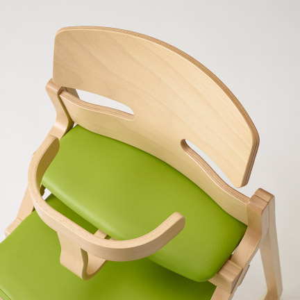 アップライトチェア用 ベビーシート フレーム：ホワイトオーク